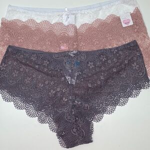 🔥3 pc RUE 21 cheeky & thong  panties sz 18/20 New